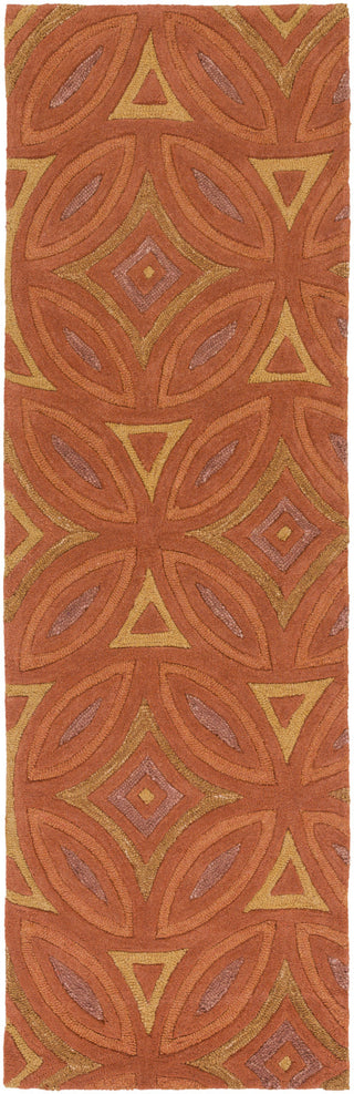 Surya Perspective PSV-44 Rust Area Rug 2'6'' x 8' Runner