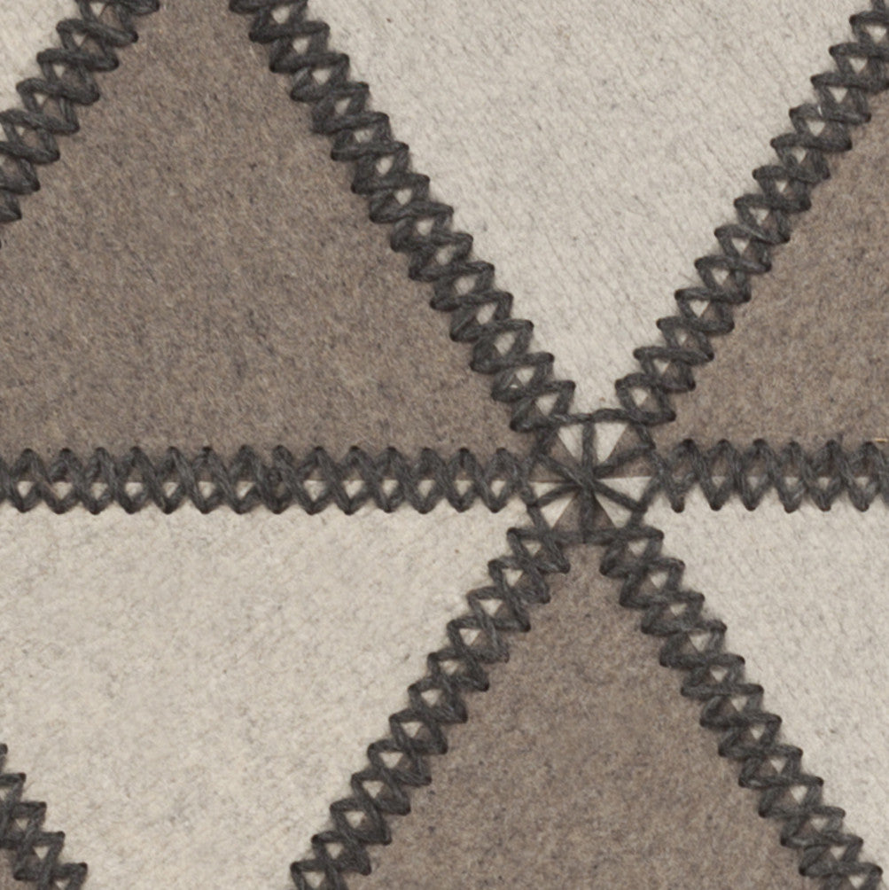 Surya Patch PTC-4000 Taupe Hand Woven Area Rug Sample Swatch