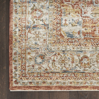 Nourison Petra PTR06 Ivory/Multi Area Rug Corner Image