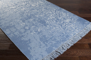 Surya Petra PTR-9001 Pale Blue Area Rug Corner Shot