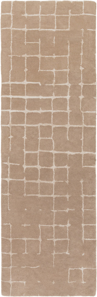 Surya Pursuit PUT-6001 Taupe Area Rug by Mike Farrell 2'6'' x 8' Runner