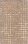 Surya Pursuit PUT-6001 Taupe Area Rug by Mike Farrell 5' x 8'