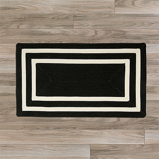 Colonial Mills La Playa PY21 Black and White Area Rug main image