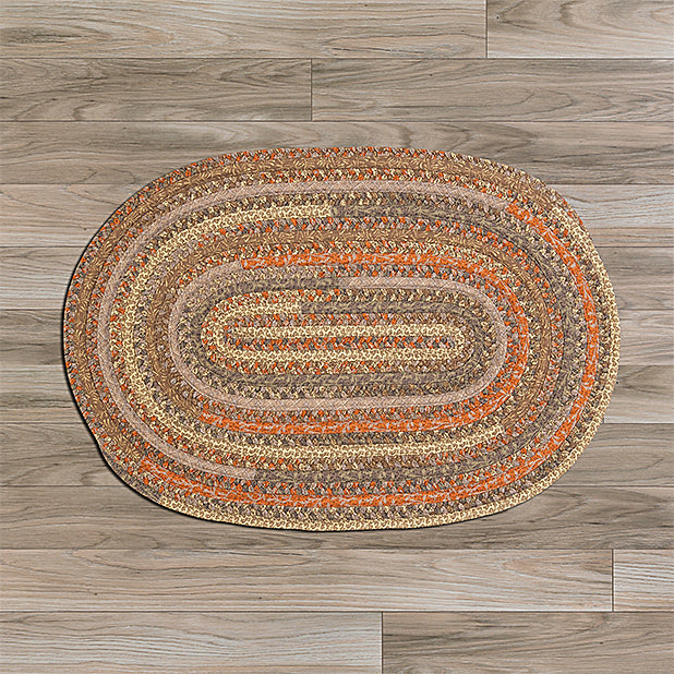 Colonial Mills Print Party PY49 Oval Rusted Vine Area Rug main image