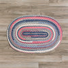 Colonial Mills Print Party PY79 Oval Crushed Coral Area Rug main image