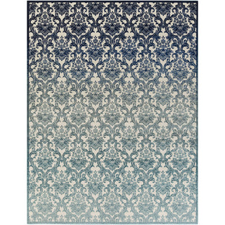 Priyanka PYK-4007 Blue Machine Woven Area Rug by Surya 7'10'' X 10'6''