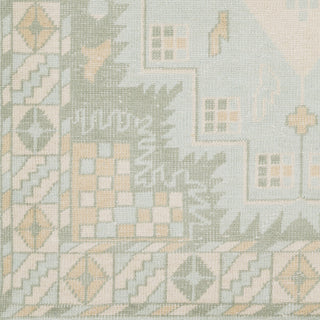 Surya Pazar PZR-6003 Sea Foam Hand Knotted Area Rug Sample Swatch