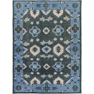 Surya Pazar PZR-6008 Dark Green Hand Knotted Area Rug 8' X 11'