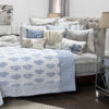 Rizzy BQ4096 Charlotte Blue Bedding Lifestyle Image