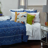 Rizzy BQ4171 Sawyer Indigo Bedding Lifestyle Image