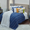 Rizzy BQ4171 Sawyer Indigo Bedding Lifestyle Image
