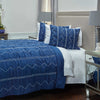 Rizzy BQ4171 Sawyer Indigo Bedding Lifestyle Image