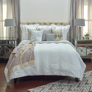 Rizzy BQ4175 London White Bedding main image