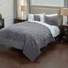 Rizzy BQ4192 Collin Gray Bedding Lifestyle Image