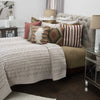 Rizzy BQ4209 Piper Light Brown Bedding Lifestyle Image