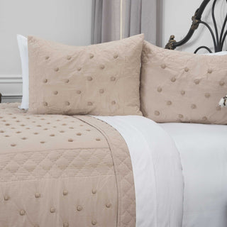 Rizzy BQ4340 Vivian Rae Taupe Bedding Lifestyle Image