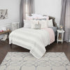 Rizzy BQ4429 Seismic Riff White Bedding Lifestyle Image