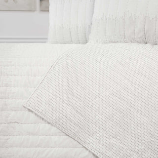 Rizzy BQ4429 Seismic Riff White Bedding Lifestyle Image