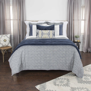 Rizzy BQ4528 Giotto Gray Bedding main image