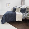 Rizzy BQ4530 Auden Indigo Bedding Lifestyle Image