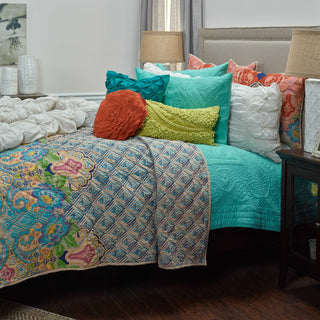 Rizzy BT1234 Rhapsodille Blue Bedding Lifestyle Image