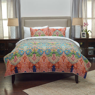 Rizzy BT1234 Rhapsodille Blue Bedding Lifestyle Image