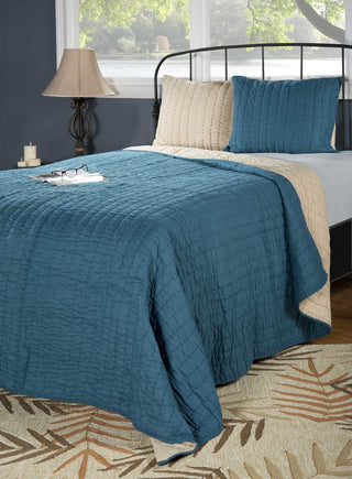 Rizzy BT1412 Gracie Petrol Blue Bedding Main Image