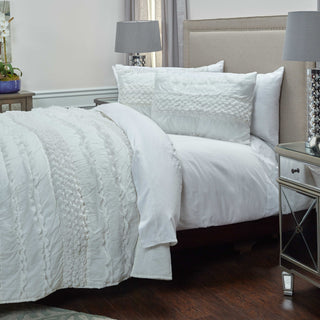 Rizzy BT1419 Georgette Ivory Bedding