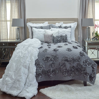 Rizzy BT1654 Enchanted Dark Gray Bedding main image