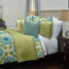 Rizzy BT1668 Madeline Marie Teal Bedding Lifestyle Image