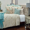 Rizzy BT1711 Carrington Stone Natural Bedding Lifestyle Image