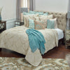 Rizzy BT1711 Carrington Stone Natural Bedding Lifestyle Image