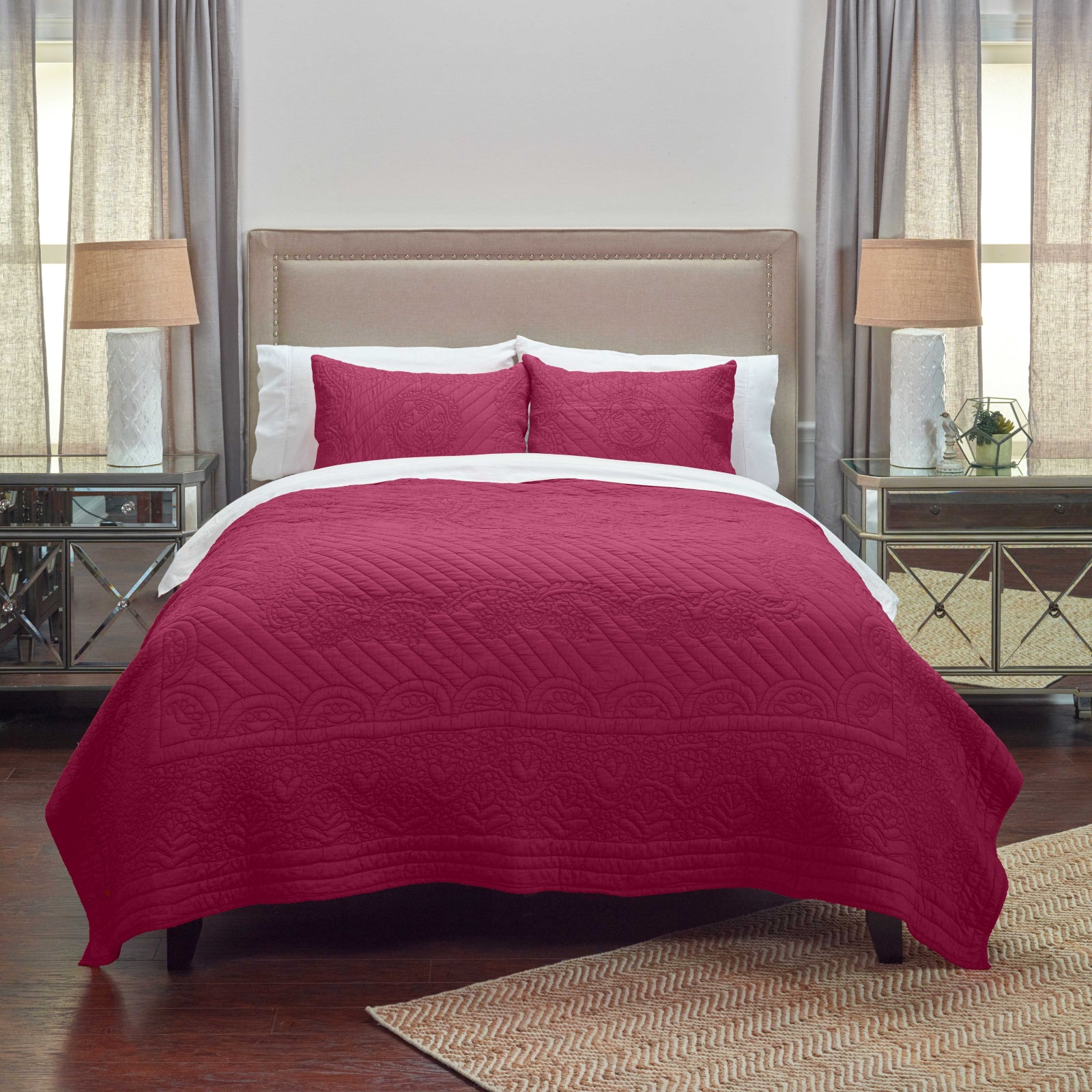 Rizzy BT1789 Moroccan Fling Red Bedding main image