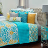 Rizzy BT1797 Merriweather Aqua Bedding Lifestyle Image