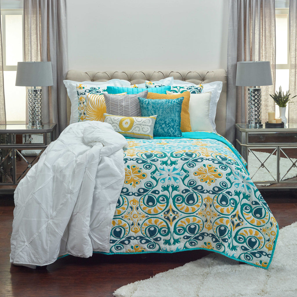 Rizzy BT1797 Merriweather Aqua Bedding main image
