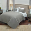 Rizzy BT1801 Urban Mesh Charcoal Gray Bedding Lifestyle Image