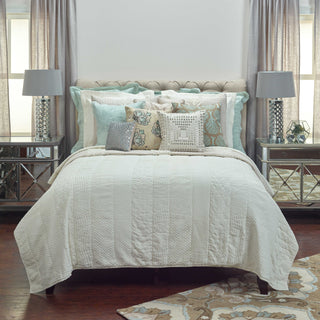 Rizzy BT3006 Camilla Matelasse Ivory Bedding Main Image