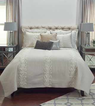 Rizzy BT3020 Adela Blush Ivory Bedding Main Image