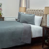 Rizzy BT3038 Parker Grey Charcoal Bedding Lifestyle Image