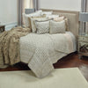 Rizzy BT3057 Pierce Natural Bedding Lifestyle Image