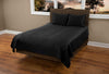 Rizzy BTQ832 Satinology Black Bedding main image