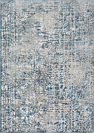 Surya Quatro QUA-2311 Dark Blue Denim White Medium Gray Tan Area Rug Mirror main image