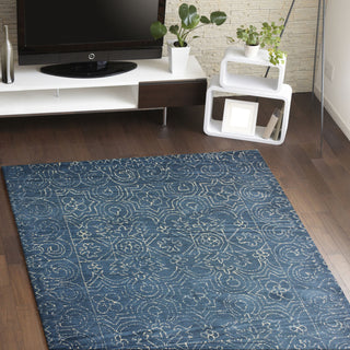 Bashian Venezia R120-CL133 Azure Area Rug Room Scene Feature