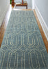 Bashian Venezia R120-CL136 Denim Area Rug Runner Room Scene