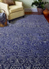 Bashian Venezia R120-CL133 Navy Area Rug Room Scene Feature