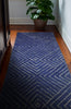 Bashian Venezia R120-CL137 Navy Area Rug Runner Room Scene