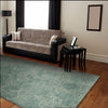 Bashian Venezia R120-CL142 Teal Area Rug Room Scene Feature