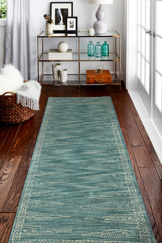 Bashian Venezia R120-CL153 Teal Area Rug