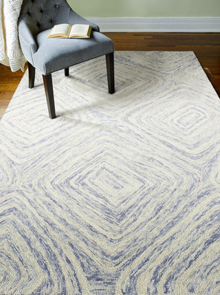 Bashian Rajapur R121-BN703 Beige/Blue Area Rug Room Scene Feature