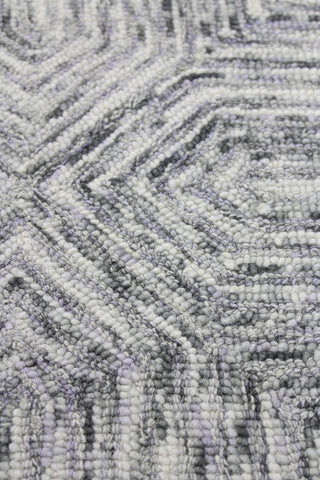 Bashian Rajapur R121-BN724 Grey Area Rug Close up